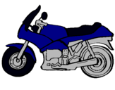 Dibuix Motocicleta pintat per galofré