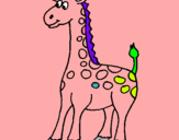 Dibuix Girafa pintat per anna
