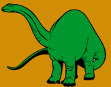 Dibuix Braquiosauri II  pintat per hugo