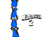 Dibuix Madagascar 2 Pingüins pintat per ROBERT