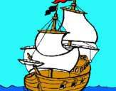 Dibuix Vaixell pintat per eva  almirante