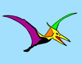 Dibuix Pterodàctil pintat per Diego