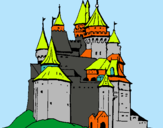 Dibuix Castell medieval pintat per Aina i Selma