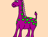 Dibuix Girafa pintat per yoco