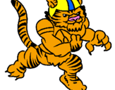 Dibuix Jugador tigre pintat per izan t.