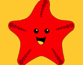 Dibuix Estrella de mar pintat per ariadna