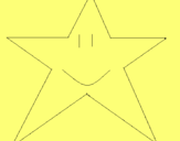 Dibuix Estrella pintat per anònim