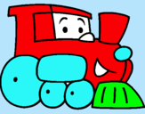 Dibuix Tren pintat per ñuma