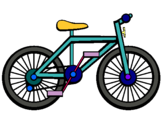 Dibuix Bicicleta pintat per gemma