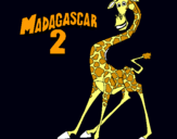 Dibuix Madagascar 2 Melman pintat per DAVIDM.