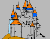 Dibuix Castell medieval pintat per jon daumal