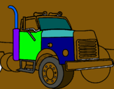 Dibuix Camió pintat per roger ruiz
