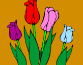 Dibuix Tulipes pintat per CRISTIINA