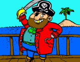 Dibuix Pirata a bord pintat per DENIS