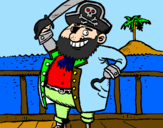 Dibuix Pirata a bord pintat per gilipooo!