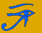 Dibuix Ull Horus pintat per Àngel