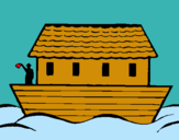 Dibuix Arca de Noe pintat per joan ivictor