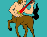 Dibuix Centaure pintat per axel
