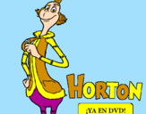Dibuix Horton - Alcalde pintat per mireia