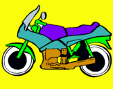 Dibuix Motocicleta pintat per aina farrés tarrés