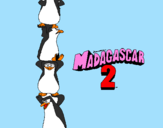 Dibuix Madagascar 2 Pingüins pintat per anna oliva