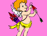 Dibuix Cupido pintat per sandra