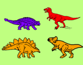 Dibuix Dinosauris de terra pintat per CLAUDIA  LUNA