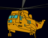 Dibuix Helicòpter al rescat  pintat per ALVARO