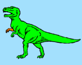 Dibuix Tiranosaurus Rex pintat per ARNAU 