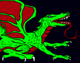 Dibuix Drac rèptil pintat per yusbel