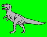 Dibuix Tiranosaurus Rex pintat per maria