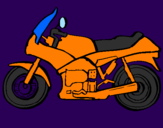 Dibuix Motocicleta pintat per Ricard