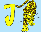 Dibuix Jaguar pintat per Judith