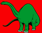 Dibuix Braquiosauri II  pintat per aleix