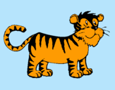 Dibuix Tigre pintat per TIGRE