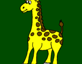 Dibuix Girafa pintat per clàudia