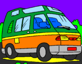 Dibuix Caravana compacta  pintat per diego
