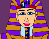 Dibuix Tutankamon pintat per ÀLEX
