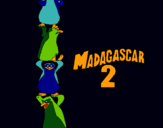 Dibuix Madagascar 2 Pingüins pintat per hannon