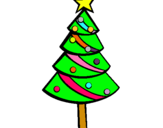 Dibuix Arbre de nadal II  pintat per ivette