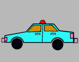 Dibuix Taxi pintat per coche