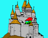 Dibuix Castell medieval pintat per aitor ramos moreno