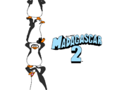 Dibuix Madagascar 2 Pingüins pintat per Eva Prat  Font