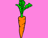 Dibuix pastanaga pintat per Eloi