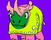 Dibuix Rinoceront  pintat per sofia 5