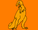 Dibuix Tiranosaurios rex  pintat per jordi