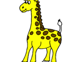 Dibuix Girafa pintat per carles fradera