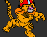 Dibuix Jugador tigre pintat per ROC