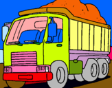 Dibuix Camió de càrrega pintat per jordi