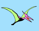 Dibuix Pterodàctil pintat per ANIOL